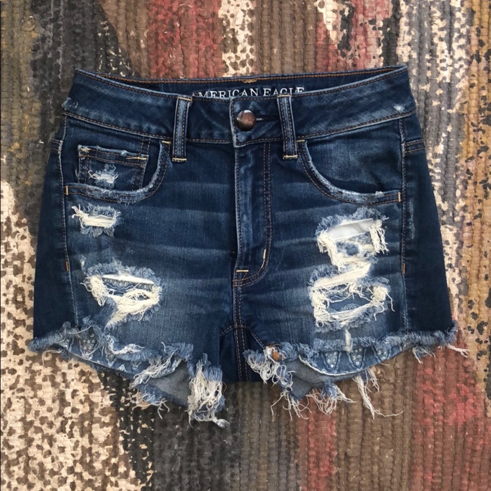 American Eagle hi-rise Denim Shorts